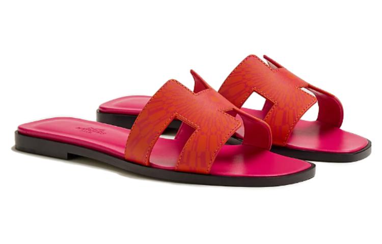(W) HERMES Oran Sandal 'Pink Orange' 圖 3