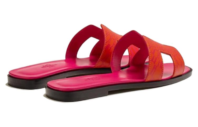 (W) HERMES Oran Sandal 'Pink Orange' 圖 4
