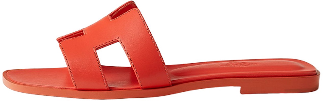 (Women) HERMES Oran Sandal 'Red' H202230Z-77 Buy (Women) HERMES Oran Sandal 'Red' H202230Z-77
