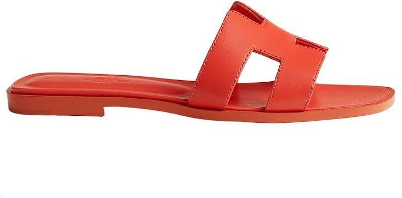 (Women) HERMES Oran Sandal 'Red' H202230Z-77 Order (Women) HERMES Oran Sandal 'Red' H202230Z-77