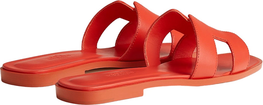 (Women) HERMES Oran Sandal 'Red' H202230Z-77 Purchase (Women) HERMES Oran Sandal 'Red' H202230Z-77