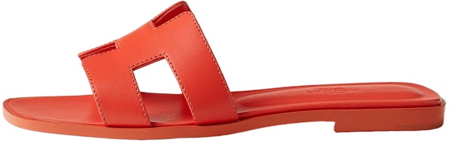(Women) HERMES Oran Sandal 'Red' H202230Z-77 (Women) HERMES Oran Sandal 'Red' H202230Z-77