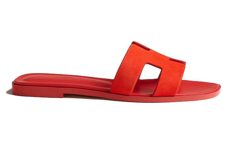 (W) HERMES Oran Sandal 'Red' 圖 2