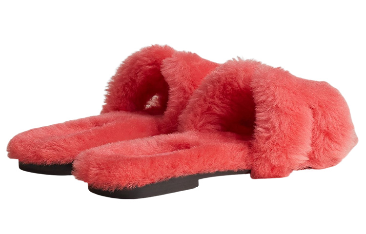 (W) HERMES Oran Sandal 'Red Fashion' 圖 5