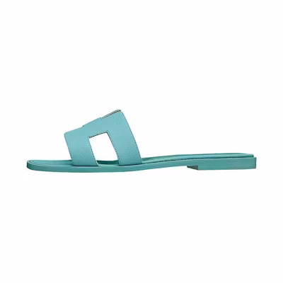 (W) HERMES Oran Sandal 'Sea Blue'