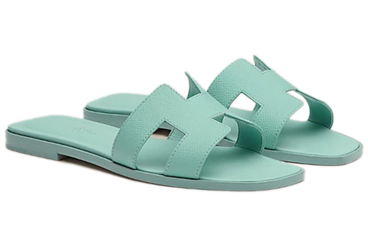 (W) HERMES Oran Sandal 'Seal Foam Green' 圖 3