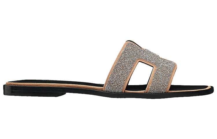 Order (W) エルメス オラン サンダル "シルバーグレー" H142149Z-BA