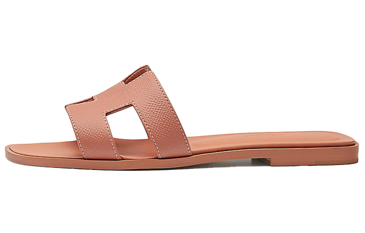 (W) HERMES Oran Sandal 'Sunrise Pink'