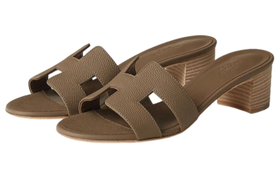 Lookbook (W) 에르메스 오란 샌들 '탠 브라운' H151215Z-X3