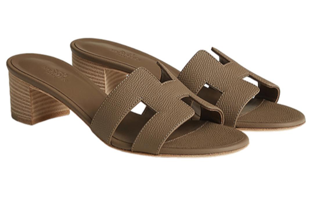 Shop (W) 에르메스 오란 샌들 '탠 브라운' H151215Z-X3