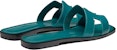 (W) Sandal HERMES Oran 'Biru Velvet' H202230Z-74