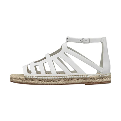 (W) HERMES Oran Sandal 'White'