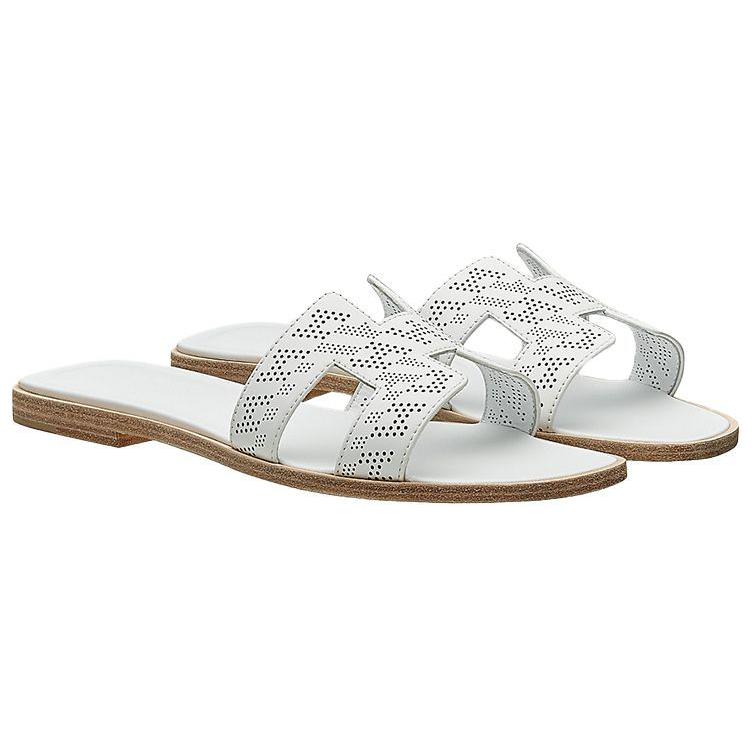 Lookbook (Women) HERMES Oran Sandal 'White' H211173Z-90