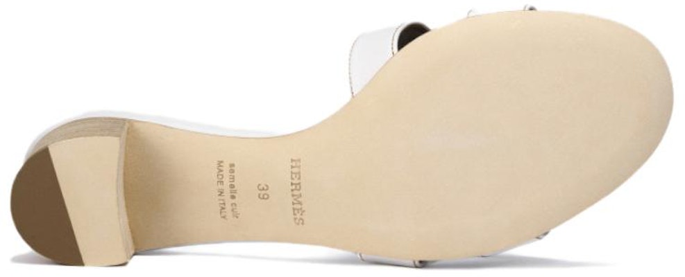 (Women) HERMES Oran Sandal 'White Calfskin Cutout' H071002Z-02 Purchase (Women) HERMES Oran Sandal 'White Calfskin Cutout' H071002Z-02