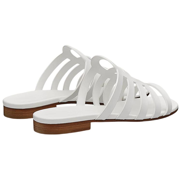 Shop (W) HERMES Sandalia Oran 'Estampado Blanco' H211006Z-90