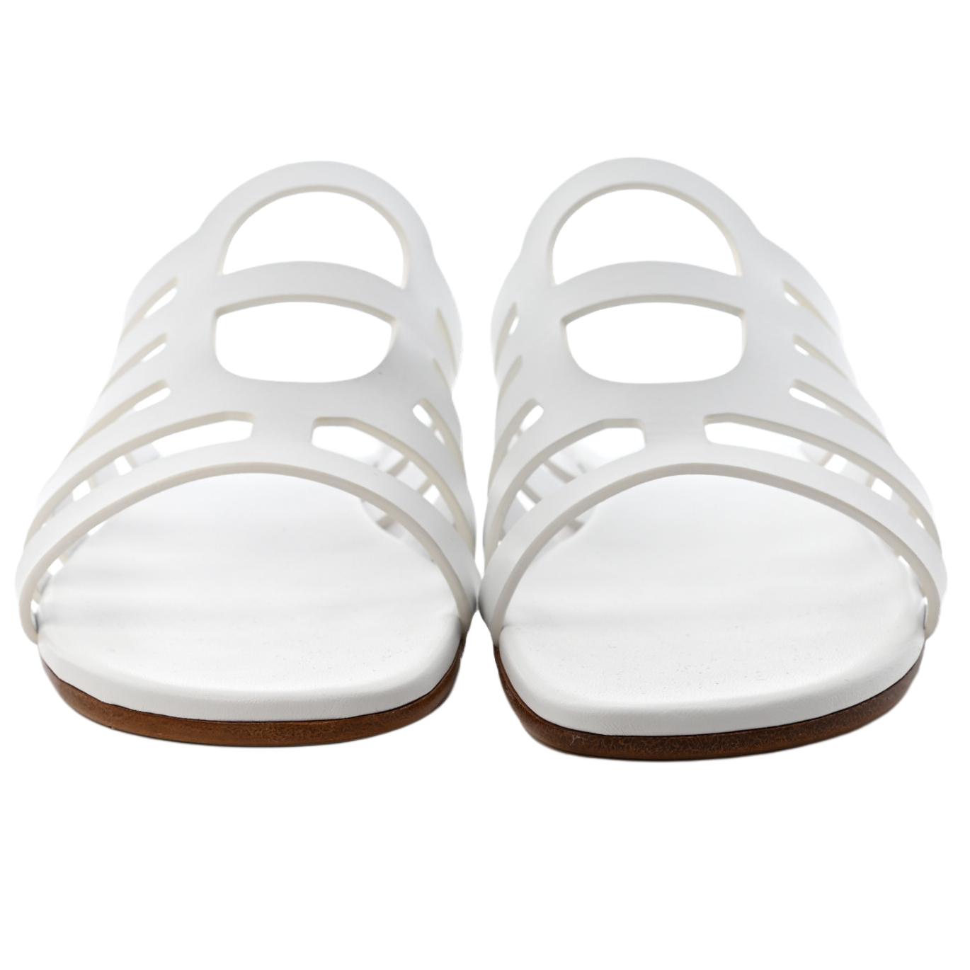 Purchase (W) HERMES Sandalia Oran 'Estampado Blanco' H211006Z-90