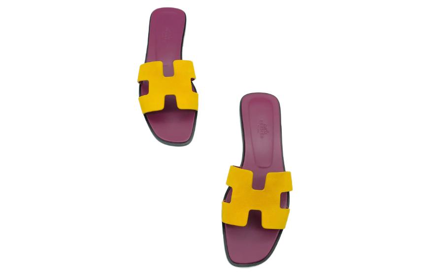 (W) HERMES Oran Sandal 'Yellow' 圖 5