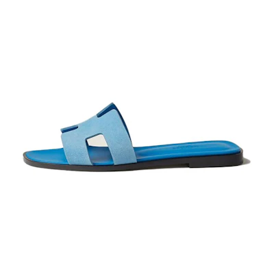(W) HERMES Oran Sandals 'Blue CMFT'
