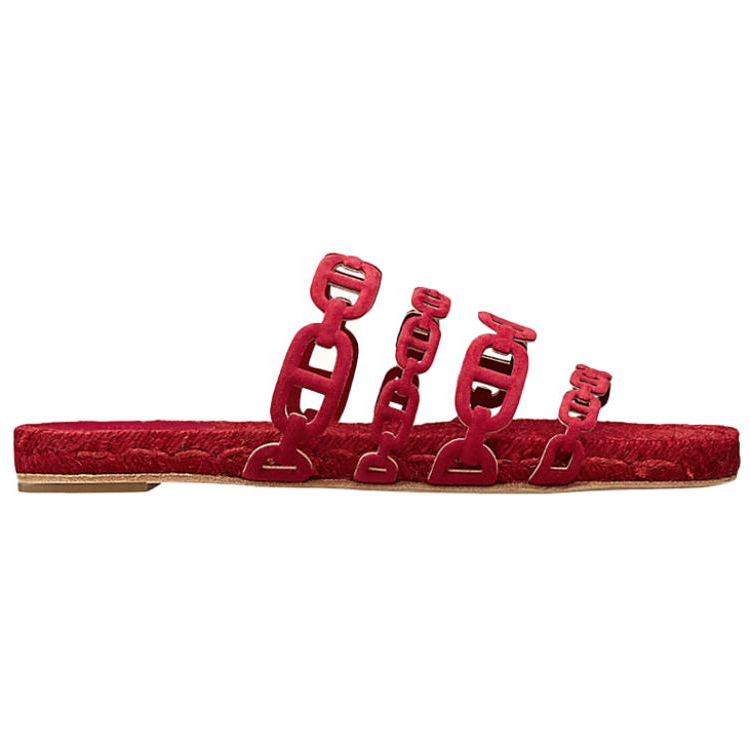 Order (W) HERMES Sandalias Oran 'Rojo Moda Simple' H201149Z-9U