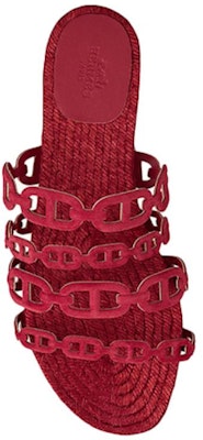 (W) HERMES Sandalias Oran 'Rojo Moda Simple' H201149Z-9U Purchase (W) HERMES Sandalias Oran 'Rojo Moda Simple' H201149Z-9U