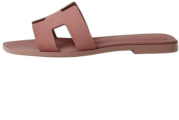 (Women) HERMES Oran Suede Sandals Goat Leather H-Cut Slip-On Flat Rose Vintage H221208Z RA3 Buy (Women) HERMES Oran Suede Sandals Goat Leather H-Cut Slip-On Flat Rose Vintage H221208Z RA3