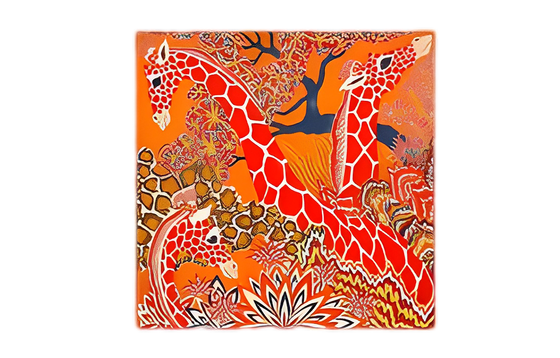 (Women) HERMES Orange Cashmere Silk Scarf - Luxe and Soft H243441S16