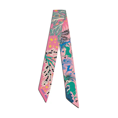 (Women) HERMES Orpheus Charm Silk Scarf Multicolor. H853702S-10