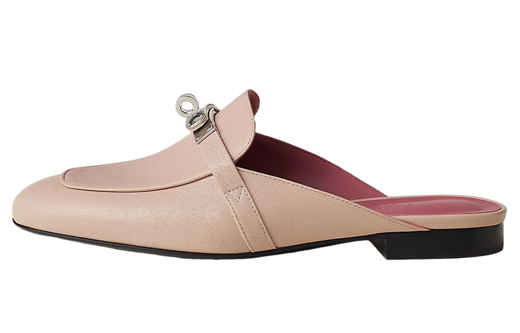 (W) HERMES Oz 'Nude Buckle Slide'
