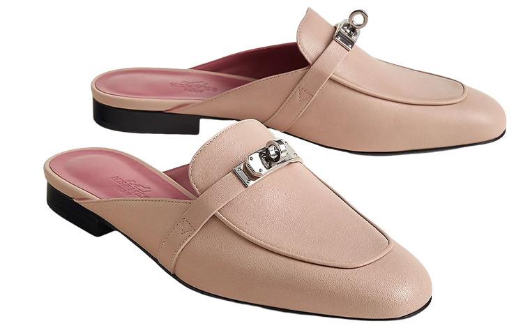 (W) HERMES Oz 'Nude Buckle Slide' 圖 4