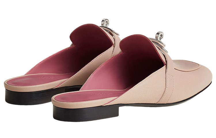 (W) HERMES Oz 'Nude Buckle Slide' 圖 5
