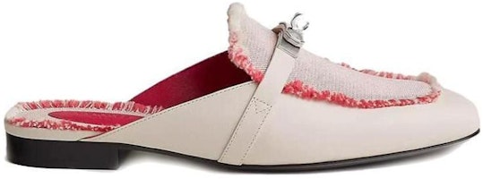 (W) 에르메스 오즈 가죽 플랫 뮬 '베이지 레드' H231064Z-C5390 Order (W) 에르메스 오즈 가죽 플랫 뮬 '베이지 레드' H231064Z-C5390