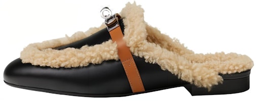 (Women) HERMES Oz Leather Mule 'Black' H232124Z-02 (Women) HERMES Oz Leather Mule 'Black' H232124Z-02