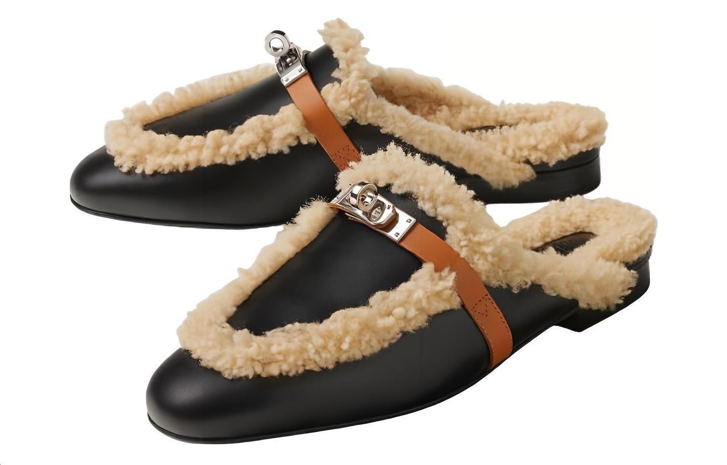 Lookbook (W) HERMES Oz Kulit Mule 'Hitam' H232124Z-02