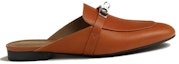 Order (Women) HERMES Oz Leather Slipper 'Brown' H232121Z-A3