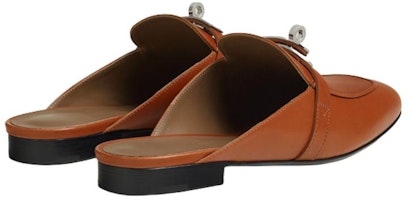 愛馬仕 Oz 皮革 套穿圓頭休閒 包頭拖鞋 女款 棕色 Shop 愛馬仕 Oz 皮革 套穿圓頭休閒 包頭拖鞋 女款 棕色