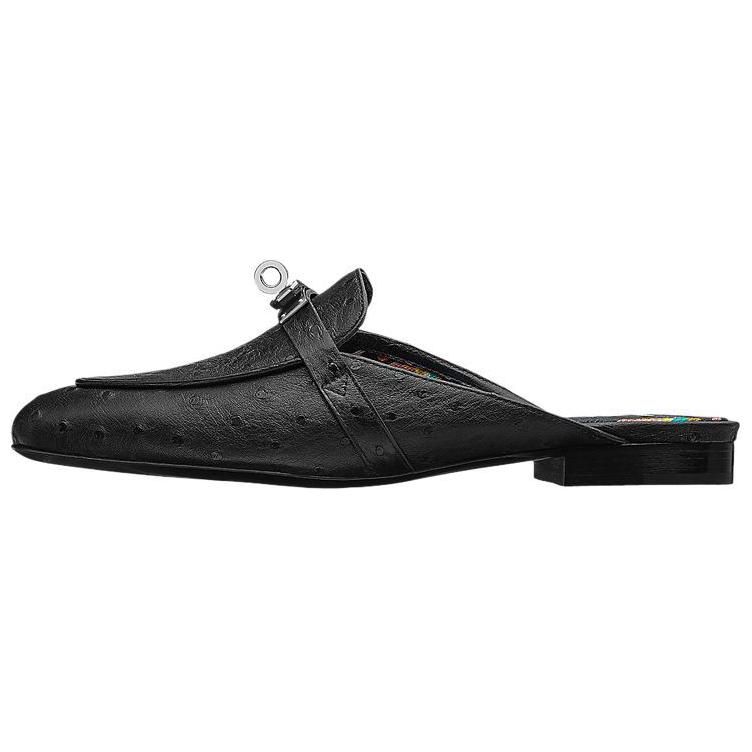 (Women) HERMES Oz Mule 'Black' H192199Z-2A