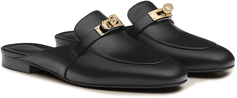 (W) HERMES Oz Mule 'Kulit Kambing Hitam' H221081Z-02 Lookbook (W) HERMES Oz Mule 'Kulit Kambing Hitam' H221081Z-02