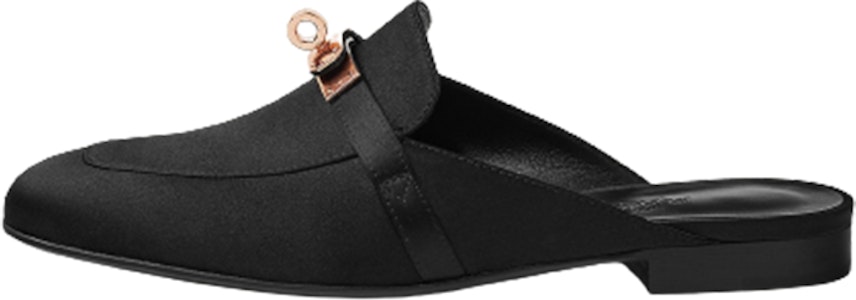 (W) エルメス Oz ミュール 黒サテン H232118Z-02390 Buy (W) エルメス Oz ミュール 黒サテン H232118Z-02390