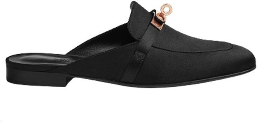 (Women) HERMES Oz Mule 'Black Satin' H232118Z-02390 Order (Women) HERMES Oz Mule 'Black Satin' H232118Z-02390