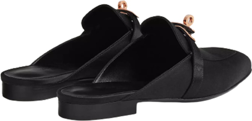 (W) HERMES Kasut Selipar Oz 'Satin Hitam' H232118Z-02390 Lookbook (W) HERMES Kasut Selipar Oz 'Satin Hitam' H232118Z-02390