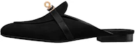 Buy (W) HERMES Oz Mule 'Hitam Suede' H211159Z-02