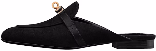 (Women) HERMES Oz Mule 'Black Suede' H211159Z-02 (Women) HERMES Oz Mule 'Black Suede' H211159Z-02