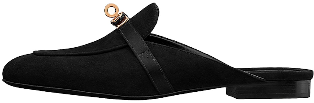 (Women) HERMES Oz Mule 'Black Suede' H211159Z-02 Buy (Women) HERMES Oz Mule 'Black Suede' H211159Z-02