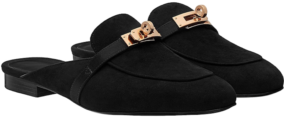 (Women) HERMES Oz Mule 'Black Suede' H211159Z-02 Lookbook (Women) HERMES Oz Mule 'Black Suede' H211159Z-02