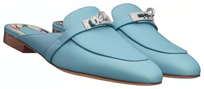(W) HERMES Oz Mule 'Biru' H201075Z-3K Shop (W) HERMES Oz Mule 'Biru' H201075Z-3K