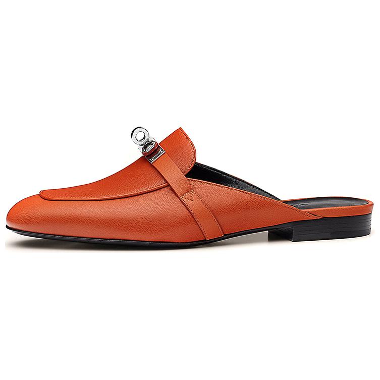 (Women) HERMES Oz Mule 'Copper Brown' H211157Z-M4