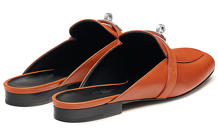 Shop (W) HERMES Oz Mule 'Coklat Tembaga' H211157Z-M4