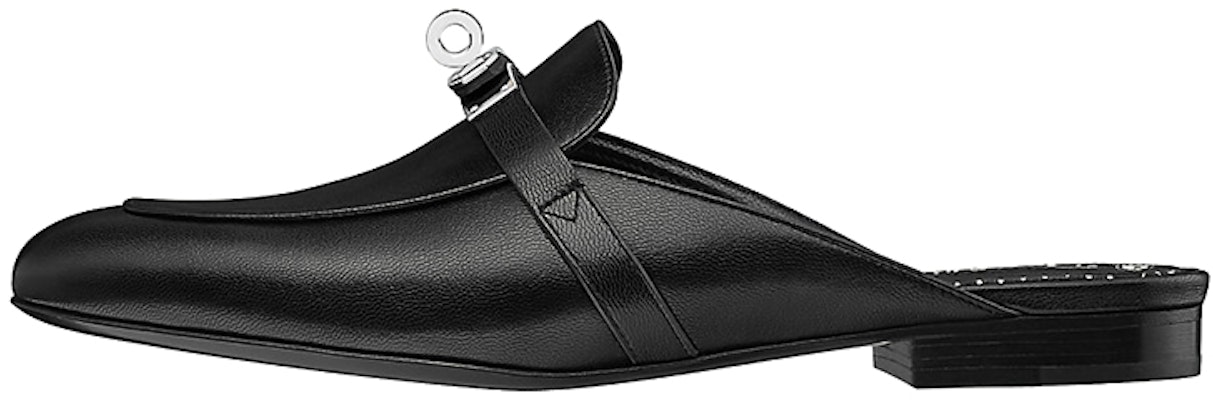 (Women) HERMES Oz Mule 'Les Cles Bandana Black' H202117Z-03 Buy (Women) HERMES Oz Mule 'Les Cles Bandana Black' H202117Z-03