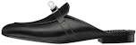 (Women) HERMES Oz Mule 'Les Cles Bandana Black' H202117Z-03