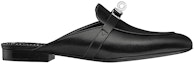 Order (Women) HERMES Oz Mule 'Les Cles Bandana Black' H202117Z-03